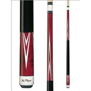     Two Piece Pool Cue   Birds Eye Maple in Crimson: Sports & Outdoors