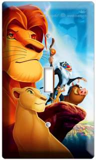   KING SIMBA FROM DISNEYS 3D MOVIE SINGLE LIGHT SWITCH WALL PLATE COVER