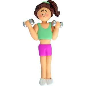  Weight Lifting Female Brown Hair Beauty