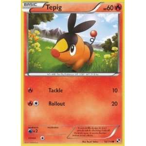  Pokemon   Tepig (15)   Black and White   Reverse Holofoil 