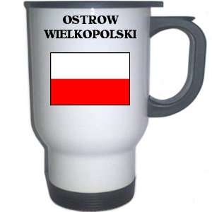  Poland   OSTROW WIELKOPOLSKI White Stainless Steel Mug 