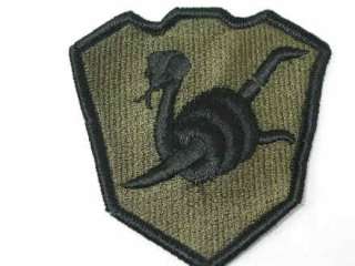 Military Coiled Rattlesnake Embroidered Sew On Patch  