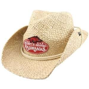  Arkansas Razorbacks Straw Cowboy Hat