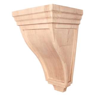 Wood Corbel Bar Bracket Support Solid Rubberwood CORX 7  