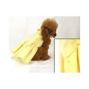  Emma Rose Buttercup Organza Dog Dress (Yellow, XSmall 