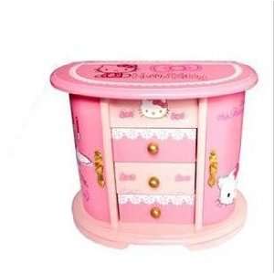  Cool2day kid Gift Cute Kitty Wooden Cosmetic Storage Box 