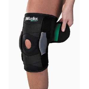  Mueller Green Adjustable Hinged Knee Brace, One Size 