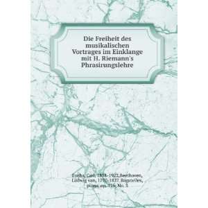  Vortrages im Einklange mit H. Riemanns Phrasirungslehre Carl 