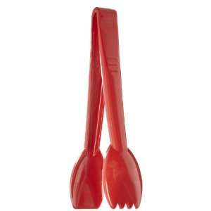 Carlisle 460905 Red 9 1/32 Inch Carly Salad Tong (Case of 12):  