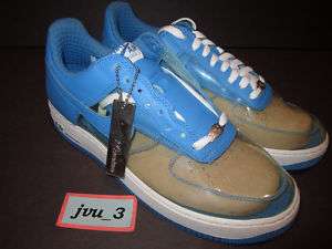 NIKE AIR FORCE INVISIBLE WOMEN BLUE CLEAR SZ 10 2006 DS 884802797760 