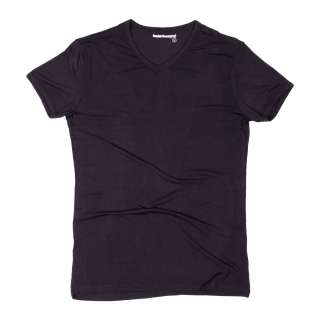 US New Mens Modal Lycra Slim Fit V Neck Vest Basic T Shirt Size S M L 