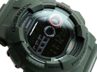 CASIO G SHOCK GD100MS GD 100MS 3DR, DARK ARMY GREEN NEW  