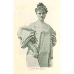   1895 Print Actress Caroline Miskel Mrs Charles H Hoyt: Everything Else