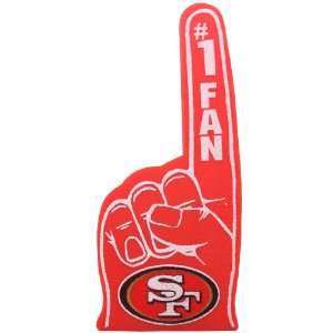  San Francisco 49ers Scarlet #1 Fan Foam Finger
