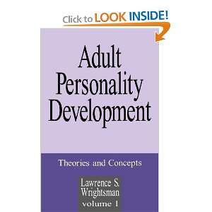 Adult Personality Development Volume 1 Theories and Concepts 
