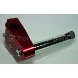   school style forged BMX bicycle stem   RED ANODIZED: Sports & Outdoors