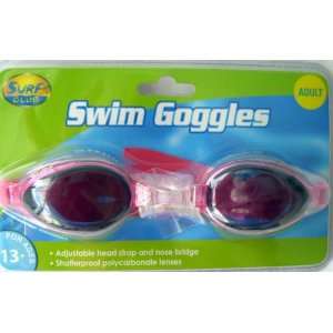 Swim Goggles, Adult, Pink