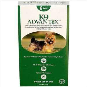  Advantix For Dogs Under 10 Lbs. 4 Month Supply: Pet 