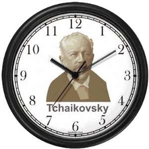 Peter Tchaikovsky 2 Musician   Music Composer Wall Clock by WatchBuddy 