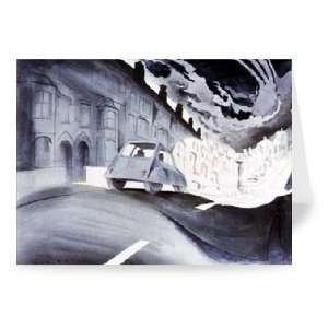 Whizzing Down Chetwynd Road, 1998 (w/c on   Greeting Card (Pack of 2 