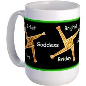  Brigits Cross Irish Large Mug by  Everything 