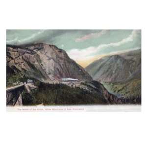 White Mountains, New Hampshire, View of the Heart of the Notch Giclee 