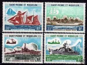 St.Pierre et Miquelon 1971 YV 410 413 MNH VF  
