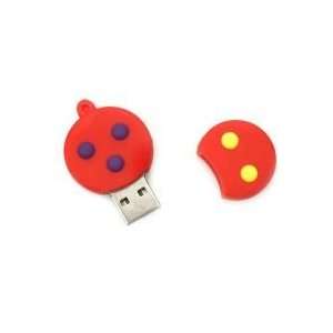  8GB Topaz Snowman Cartoon USB Flash Drive Red: Electronics