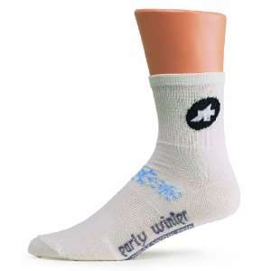  Assos Early Winter Socks White MD: Sports & Outdoors