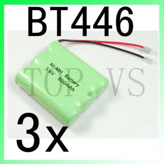 3x Cordless Phone Battery for Uniden BT 446 BT 1005 DCT6485 DCT74882 