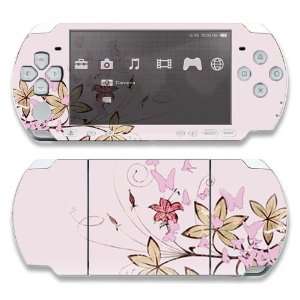  Sony PSP 1000 Skin Decal Sticker  Butterfly Garden 