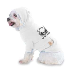   SHIT STINKS Hooded T Shirt for Dog or Cat X Small (XS) White Pet