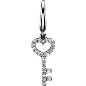  Diamond Skeleton Key Charm: Jewelry Days: Jewelry