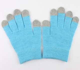 5Pairs Unisex Winter Gloves Touch Screen Gloves for iPhone iPad Smart 