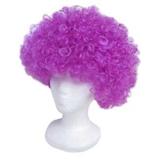 Economy Purple Afro Wig ~ Halloween 1960s or 1970s Costume Party Wig 