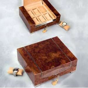  Giglio Italian Wooden Watch Box Plated Accessoried in 