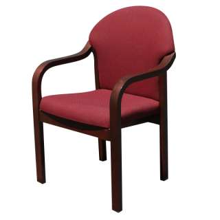 kimball 4 vintage wood frame dining side armchairs wine fabric color 