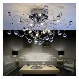  Modern Crystal chandelier with 11 Lights: Home Improvement