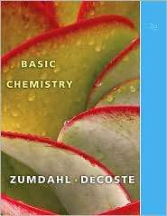 Basic Chemistry, (0538736372), Steven S. Zumdahl, Textbooks   Barnes 