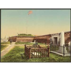  Fort Moultrie,Osceolas grave,tomb,Charleston,SC,c1900 