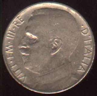 ITALY ITALIA COIN 50 CENTS 1920 RIGATA VITTORIO EMANUELE III  