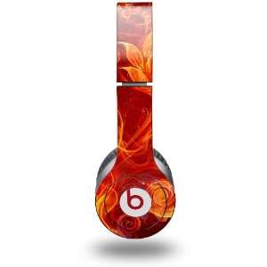  Fire Flower Decal Style Skin (fits genuine Beats Solo HD 