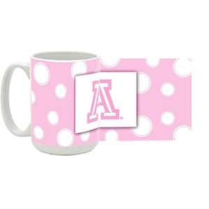  University of Arizona 15 oz Ceramic Coffee Mug   Pink 