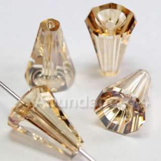 Swarovski Crystal 5540 Artemis Beads 12mm Golden Shadow  