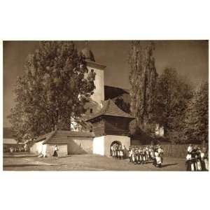  1953 Church Upper Hron River Valley Slovakia Plicka 