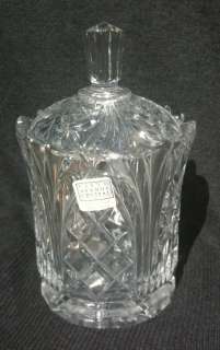 NEW! Fifth Avenue Crystal~24% Poland Lead Crystal Jar  