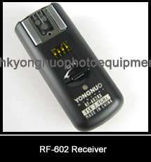 RF 602 Flash Trigger for Canon 5D 5DII 1D IDII 1Ds with 3 receivers 