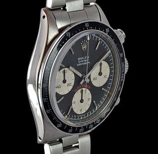   Vintage Rolex Daytona Paul Newman 6263 Stainless Steel 1974 Red  