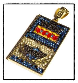 Hip Hop swisher sweets Pendant 5086G w/necklace 36 4mm wide Franco 