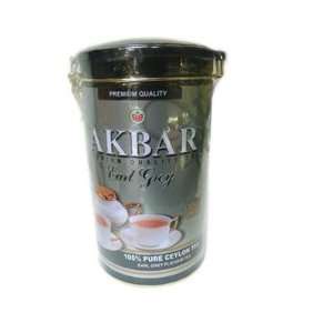 Akbar Tea Earl Gray in Metal Box:  Grocery & Gourmet Food